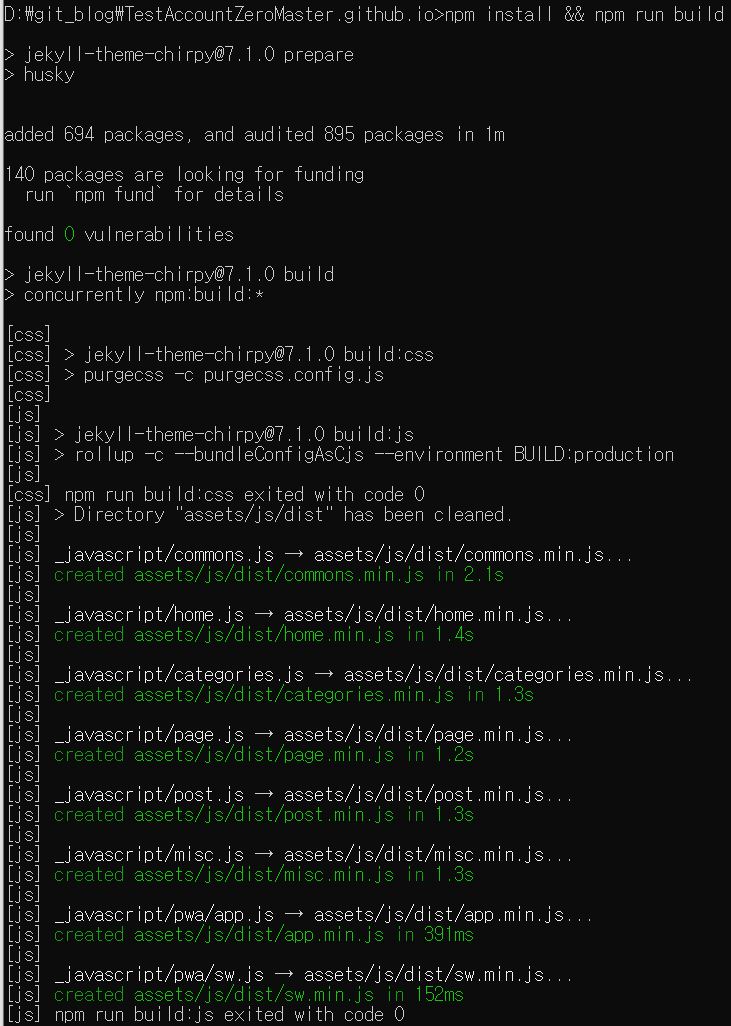 [Jekyll] GitHub Blog 만들기! (02) - Chirpy 적용 | ZeroMaster